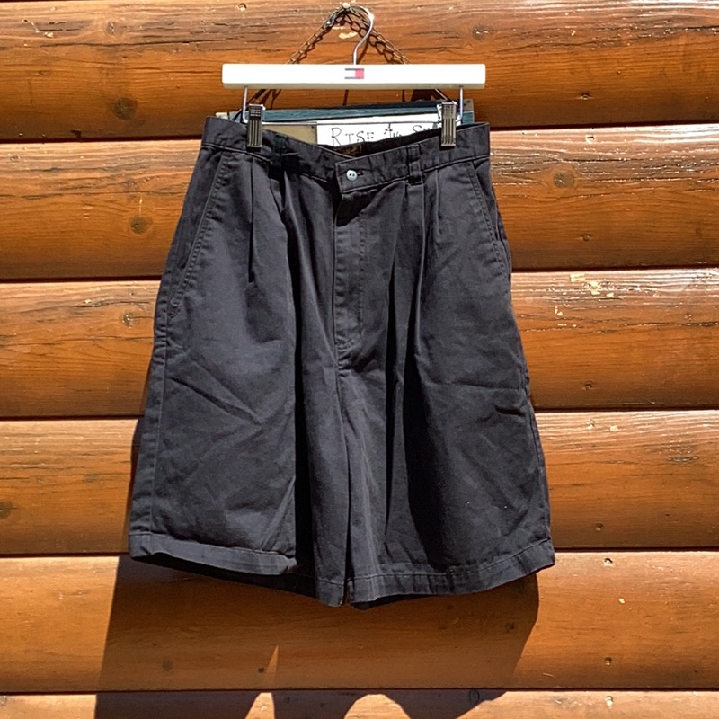 Vintage Eddie Bauer High Black Pleated Shorts Sz 6/8 Vnplvc